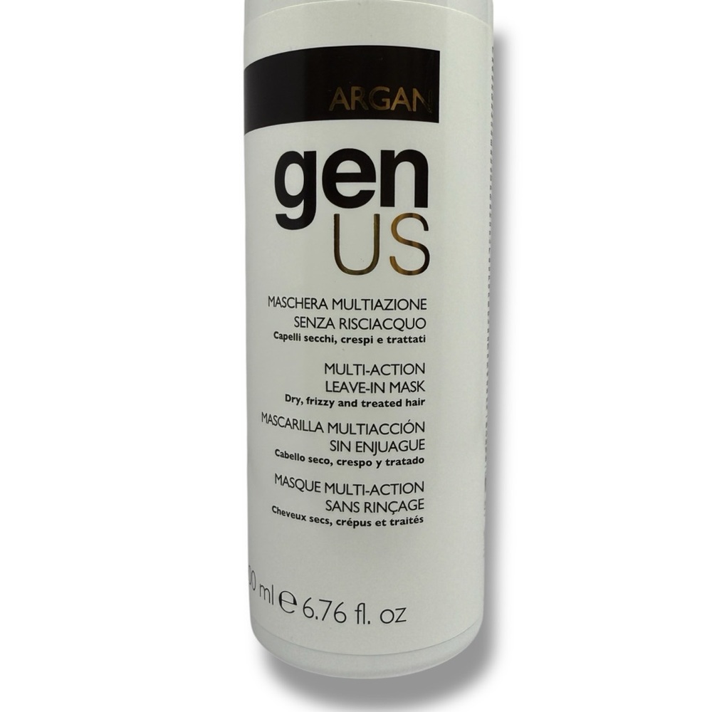 Genus Argan Hydrating Spray Hair Mask Leave-In For Dry, Frizzy Hair 6.76 fl oz - Picture 5 of 7
